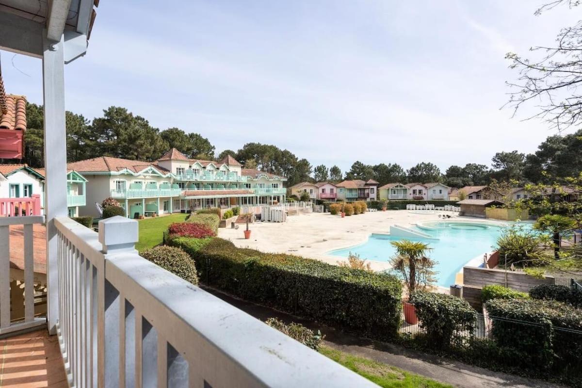 Maison Sur Golf Avec Piscine Chauffee A Lacanau Ocean Luaran gambar