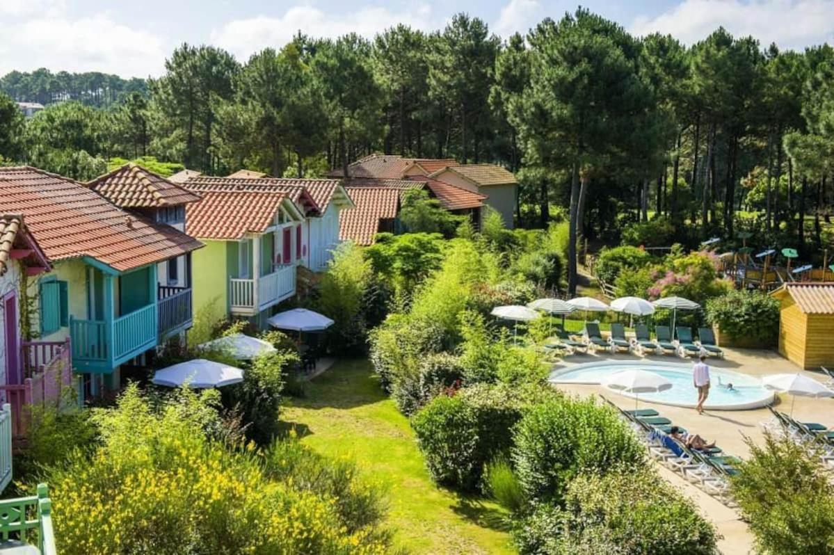 Maison Sur Golf Avec Piscine Chauffee A Lacanau Ocean Luaran gambar